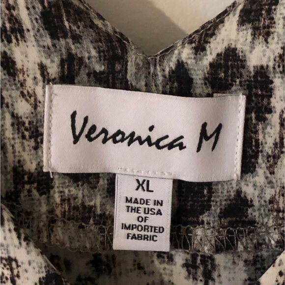 Size XL Veronica M leopard print talk top. - Picture 3 of 4